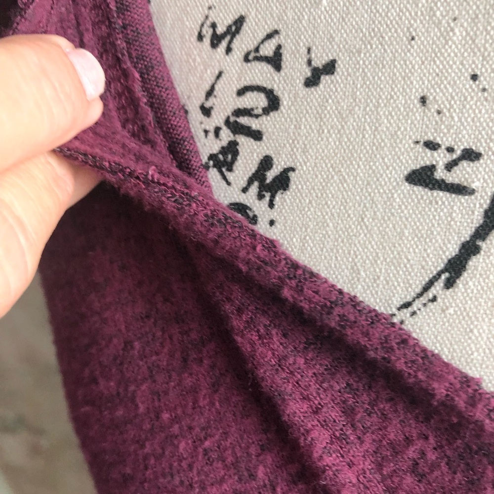 NWT THE BOYFRIEND V NECK HI LO DISTRESSED SWEATER - Picture 4 of 7